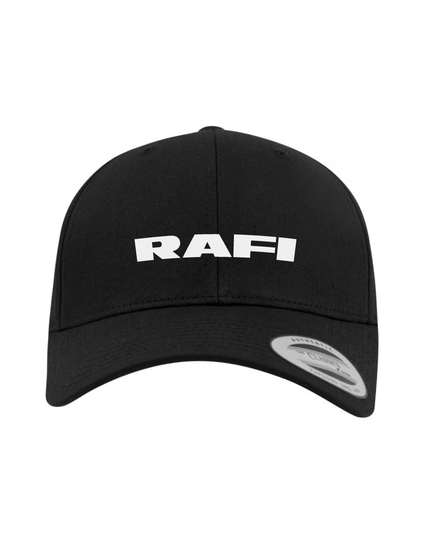 [RAFI-7706-black] RAFI Snapback Cap 7706 Curved Classic